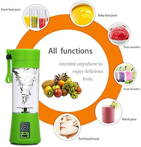 Portable Electric Blender Mini Fruit Juice Mixer