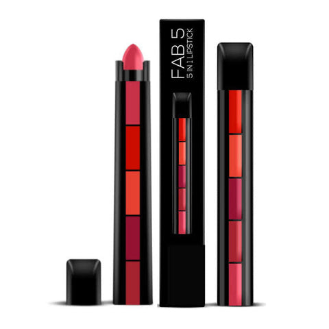 Huda Beauty 5 in 1 Step Matte lipstick 10 Colour | Non Stick Velvet Makeup | Waterproof Matte Lipstick