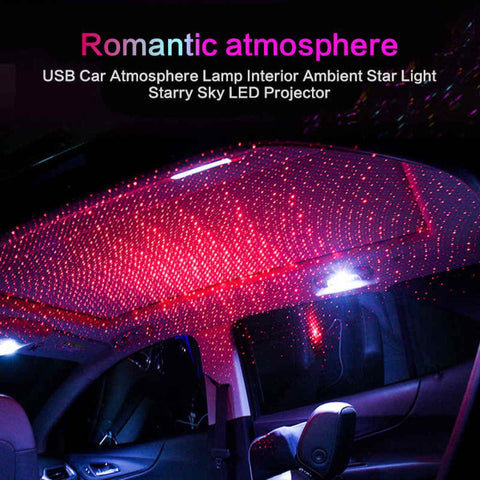 Romantic LED Car Roof Star Night|Car Projector| Multicolour Car Light