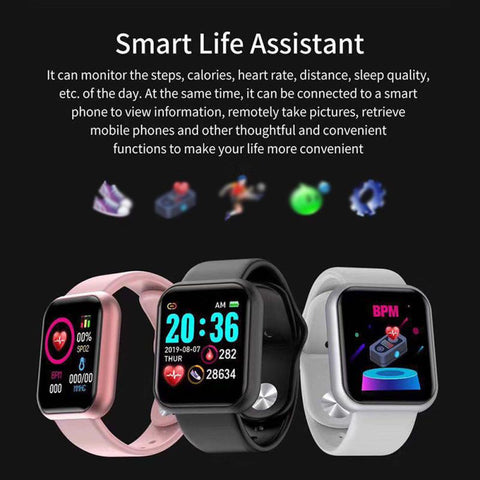 D20 Smart Band Waterproof SmartWatch